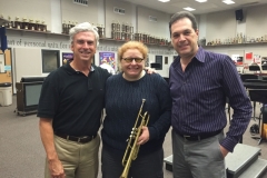 Jerry Junkin (conductor of Dallas Winds) and Carol Morgan